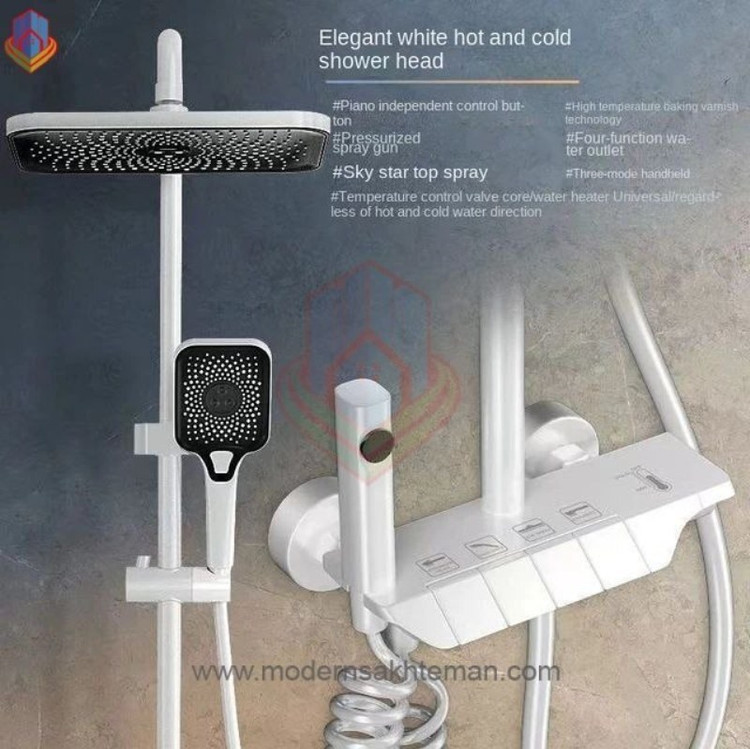 دوش حمام SUS 304 با طراحی ارگونومیک