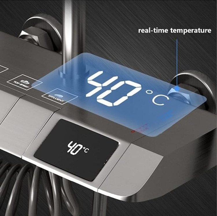 علم دوش دیجیتال هوشمند Hyshin AquaTune 8099 با نمایشگر دما