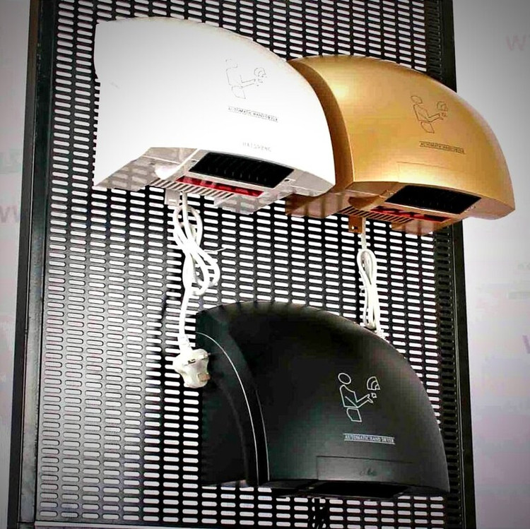 نصب دست خشککن برقی هوادیائو 1800W روی دیوار