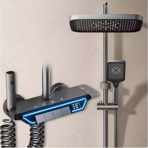 دوش حمام هوشمند نئوآتون دیکالان با نمایشگر LED