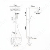 دوش با نمایشگر زمان مناسب برای صرفهجویی در مصرف آب