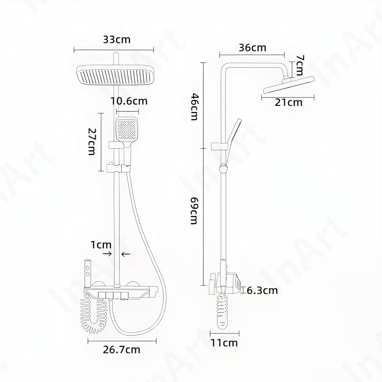 دوش با نمایشگر زمان مناسب برای صرفهجویی در مصرف آب