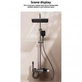 کنترلر پیانویی دوش حمام با نمایشگر LED و نور خطی