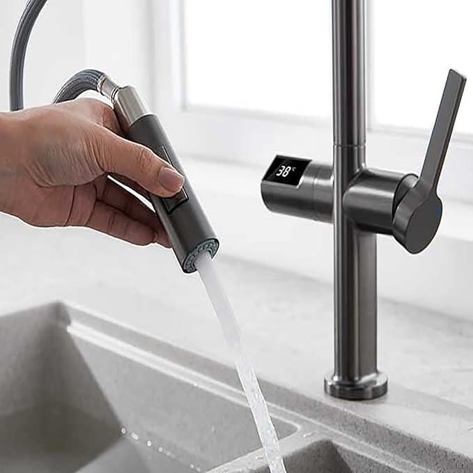 طراحی مدرن و آیندهنگر شیر ظرفشویی هوشمند HuaDiao