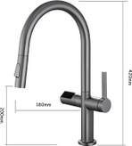 شیر ظرفشویی با دماسنج LED و مصرف کنترلشده