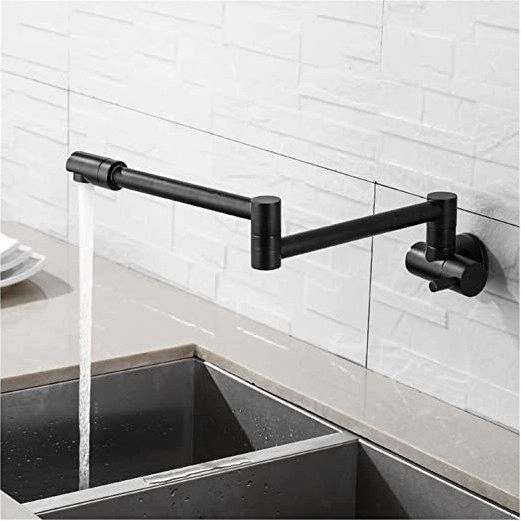 شیر قابلمه پرکن، pot filler، پات فیلر، شیر روگازی، شیر بازویی، شیر، آشپزخانه،