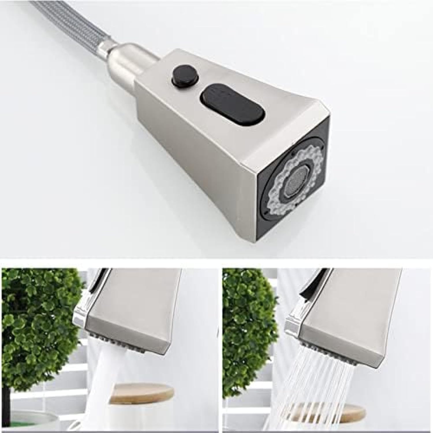 شیر ظرفشویی دو کاره شاوری 360 درجه مدل آب تصفیه دار برند هوادیائو