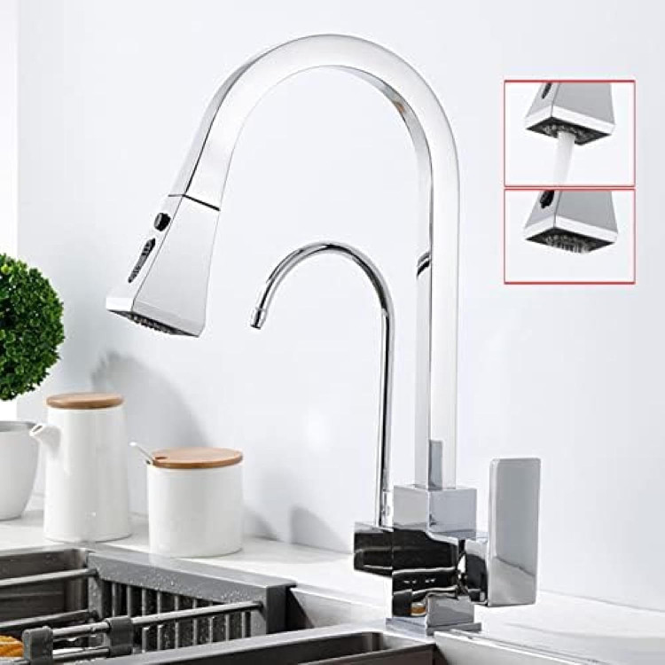 شیر ظرفشویی دو کاره شاوری 360 درجه مدل آب تصفیه دار برند هوادیائو