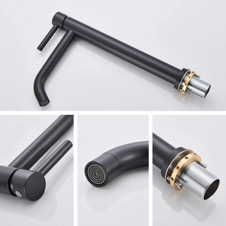 دسته اهرمی روان شیر روشویی پایه بلند ضد رسوب