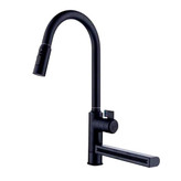 شیر ظرفشویی آبشاری ۴ حالته با طراحی مدرن و بدنه استیل ضد زنگ