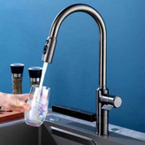 نمای شیر در آشپزخانه با دکوراسیون مدرن