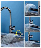 نمای شیر در آشپزخانه با دکوراسیون مدرن