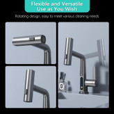 چهار حالت پاشش آب: اسپری، آبشاری، جریان متمرکز، توقف فوری