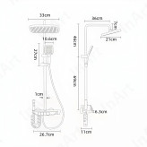 نصب آسان دوش پیانویی کممصرف