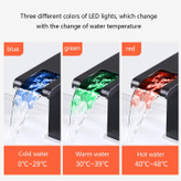 طراحی تکنولوژیک شیر روشویی با نور آبی و قرمز