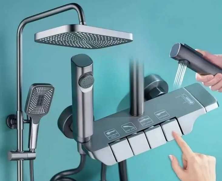 نمایی از پنل کنترل دوش پیانویی سیتی مارکت