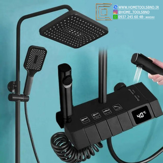 دوش حمام پیانویی دیجیتال برند SAN MARINO مدل SM-4D با نمایشگر