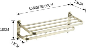 رخت آویز تاشو استیل با قابلیت نصب روی دیوار حمام
