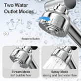 مشاهده جریان آب روان از شیر روشویی هوشمند با قابلیت چرخش کامل