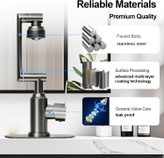 طراحی کلاسیک و آنتیک شیر روشویی 360 با دهانه بلند برای آشپزخانه