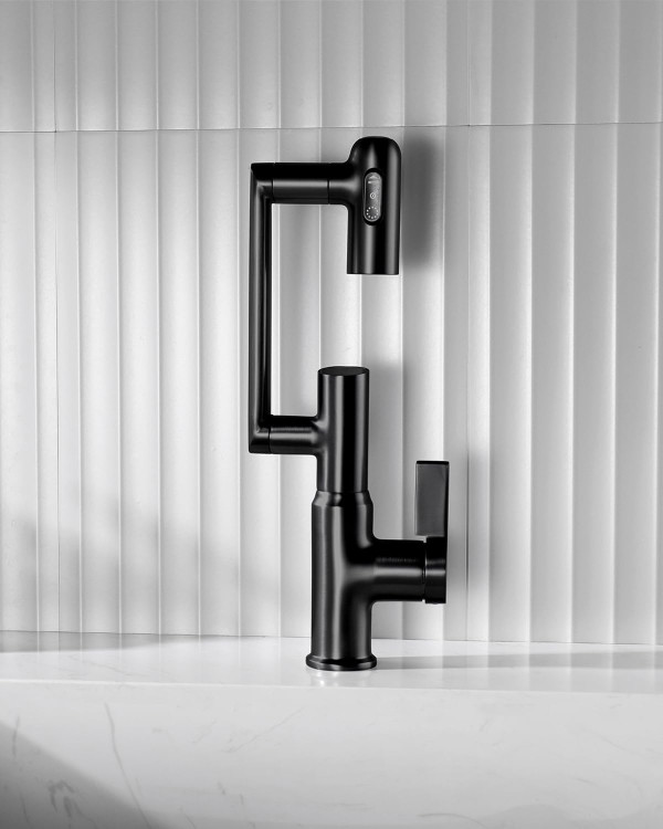 شیر روشویی با امکان تنظیم آب گرم و سرد