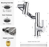 شیر روشویی با نصب آسان و دوام بالا