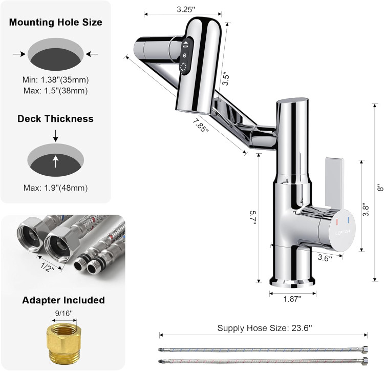 شیر روشویی با نصب آسان و دوام بالا