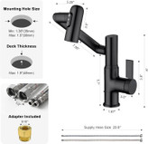 شیر چندحالته برای آشپزخانه و حمام مدرن