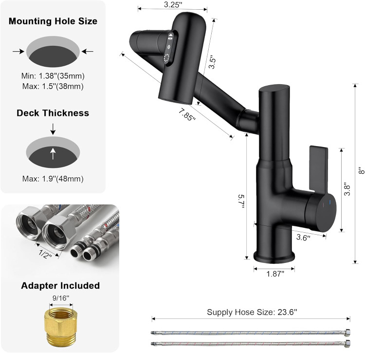 شیر چندحالته برای آشپزخانه و حمام مدرن