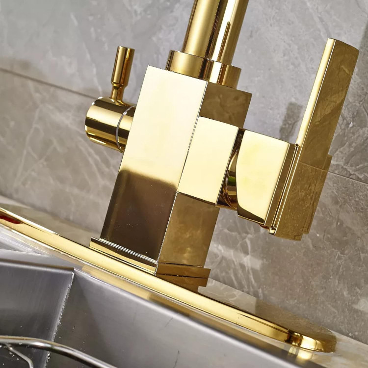 ارتفاع و زاویه مناسب خروجی آب در شیر دوکاره فلت