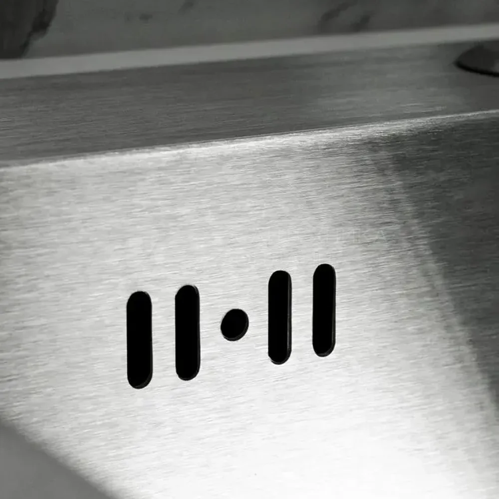 سینک ظرفشویی تک لگن هوادیائو مدل 60×45 - نمای جلو