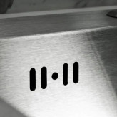 سینک ظرفشویی تک لگن هوادیائو مدل 60×45 - نمای جلو