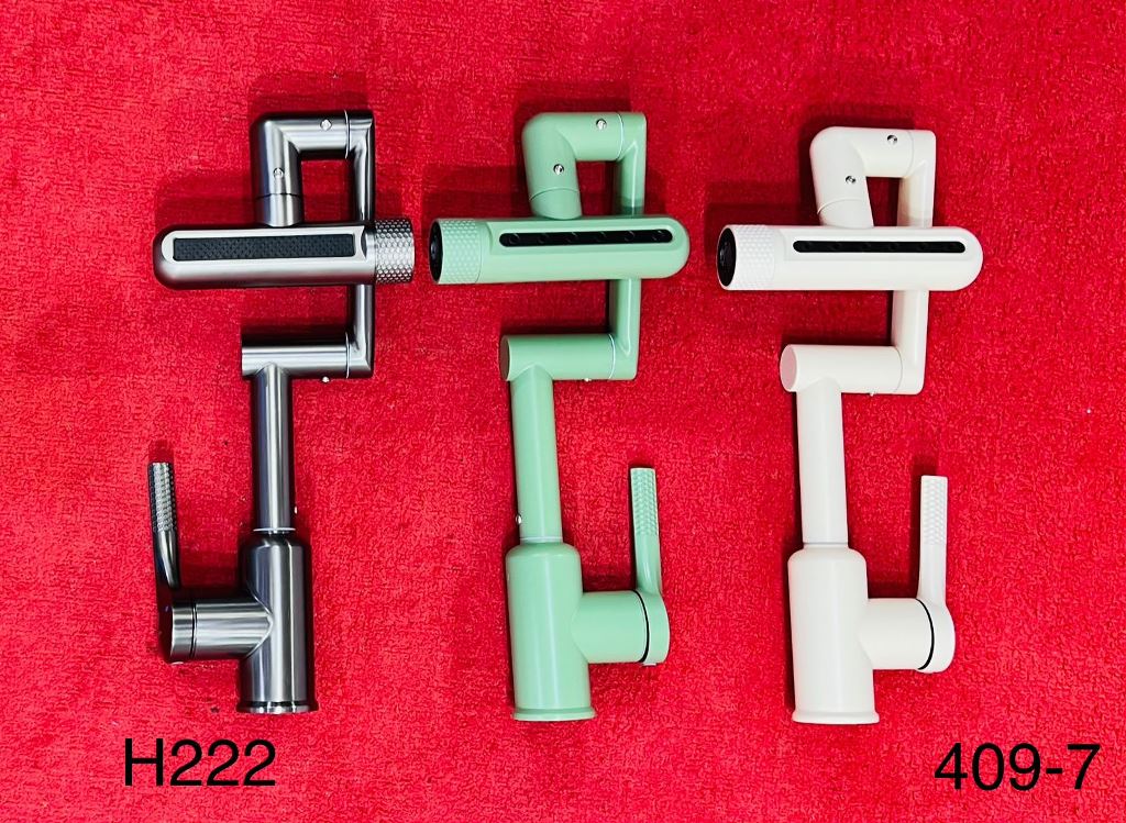 نصب آسان شیر روشویی 1080 درجه Huadiao بر روی سینک