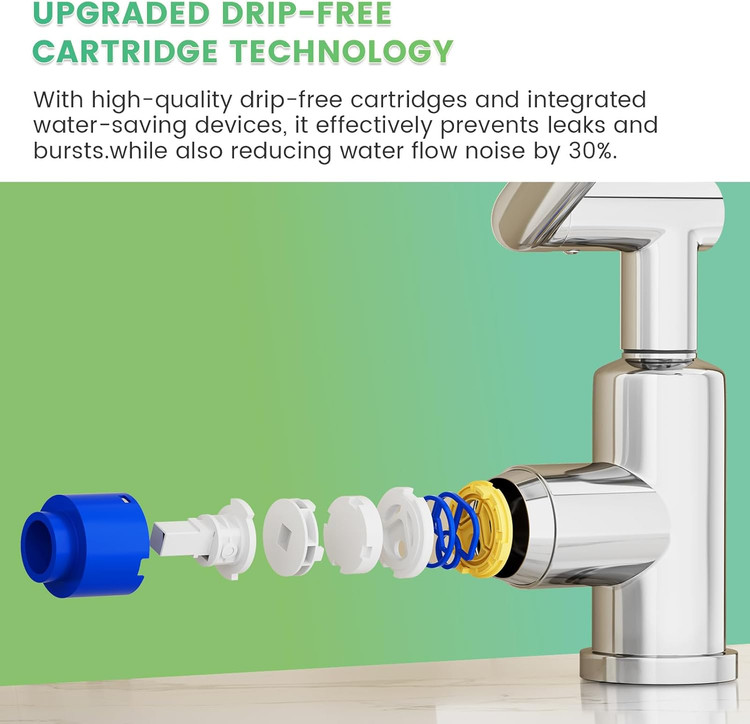 مقایسه کارتریج سرامیکی با دوام شیر هوادیائو با مدلهای معمولی