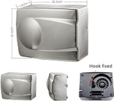 دست خشک کن اتوماتیک استیل Hyshin سفید براق