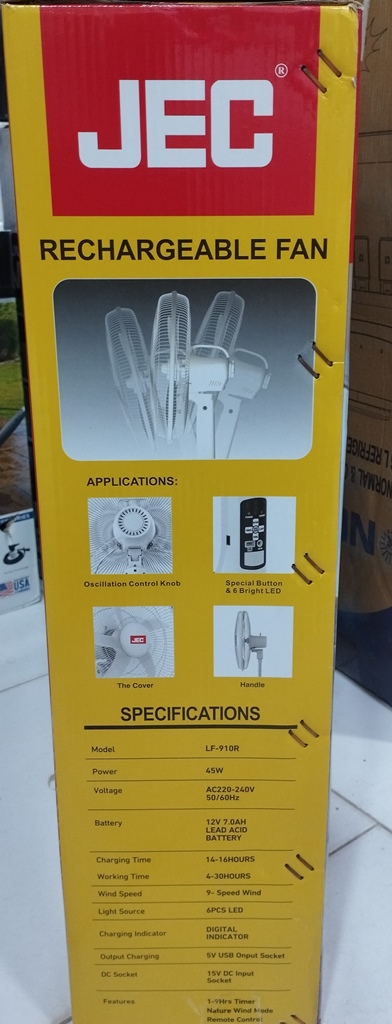 نمایش صفحه کلید لمسی پنکه با قابلیتهای 9 سرعه، تایمر و نور