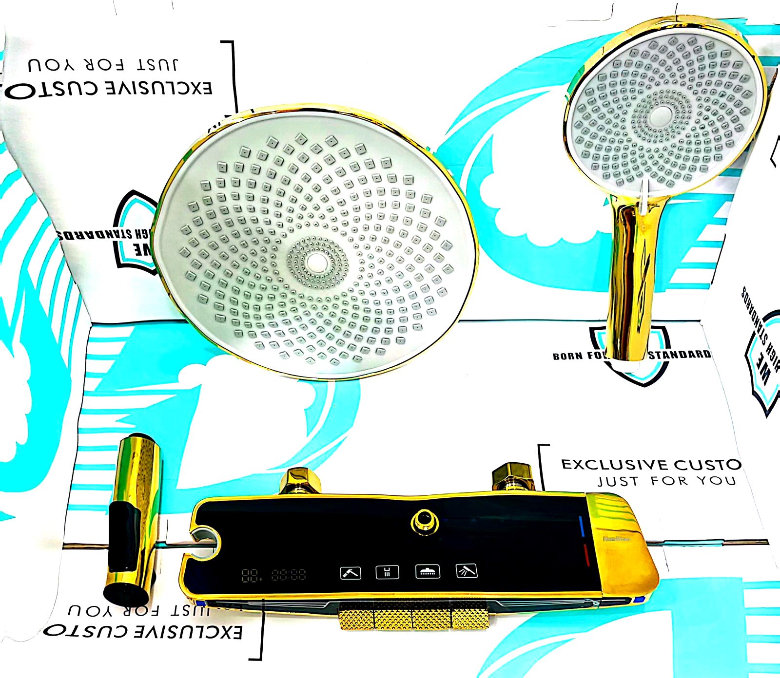 جنس استیل ضد زنگ و نمای پریمیوم دوش دیجیتال هوادیا