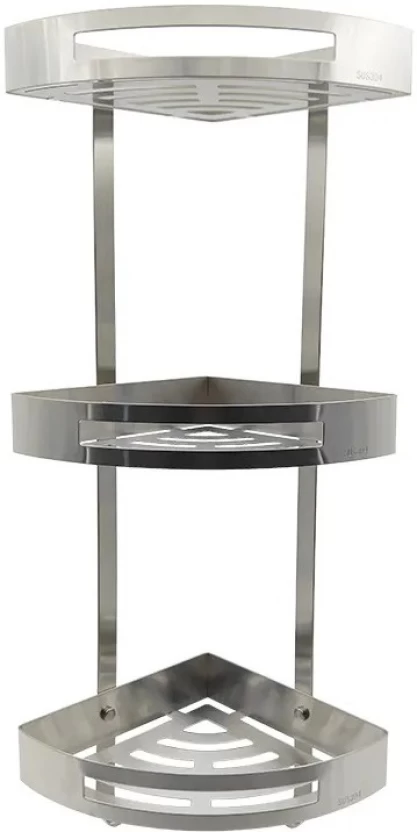 نمای نزدیک قفسه کنجی هایشنگ با استیل ضد زنگ 304