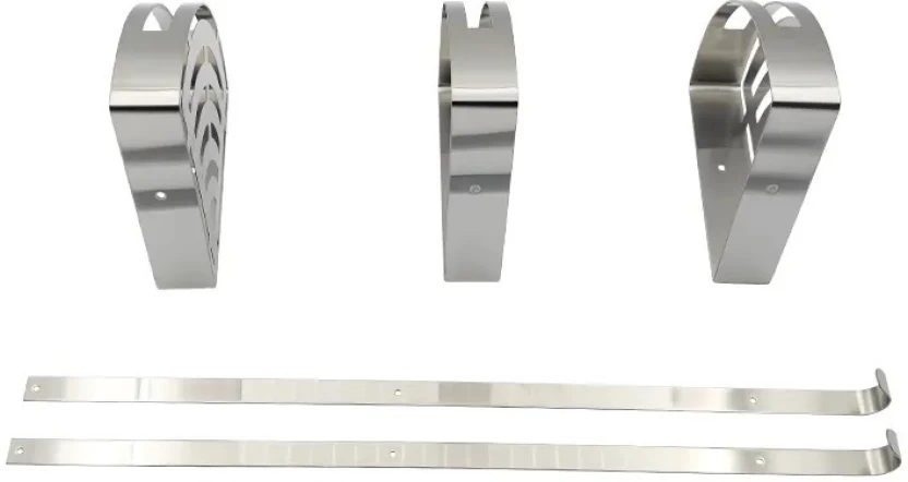 نمای نزدیک قفسه کنجی هایشنگ با استیل ضد زنگ 304