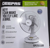 پنکه رومیزی شارژی پرقدرت