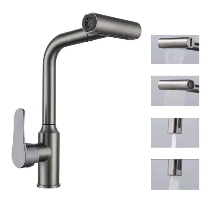 شیر ظرفشویی چهارحالته با کلید تغییر حالت آسان - مناسب برای آشپزخانه ایرانی