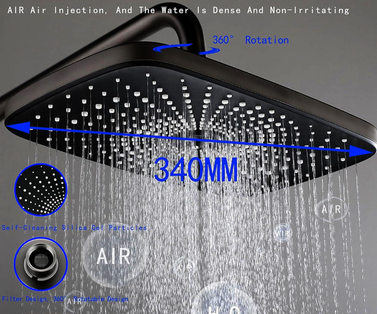 مقایسه بصری دوش پیانویی Dikalan با دوشهای معمولی