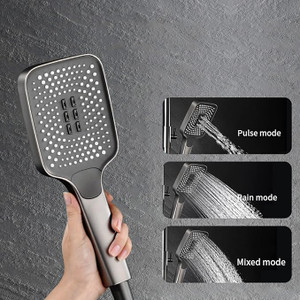 طراحی لوکس و کلکتوری دوش پیانویی دیکالان به رنگ طوسی