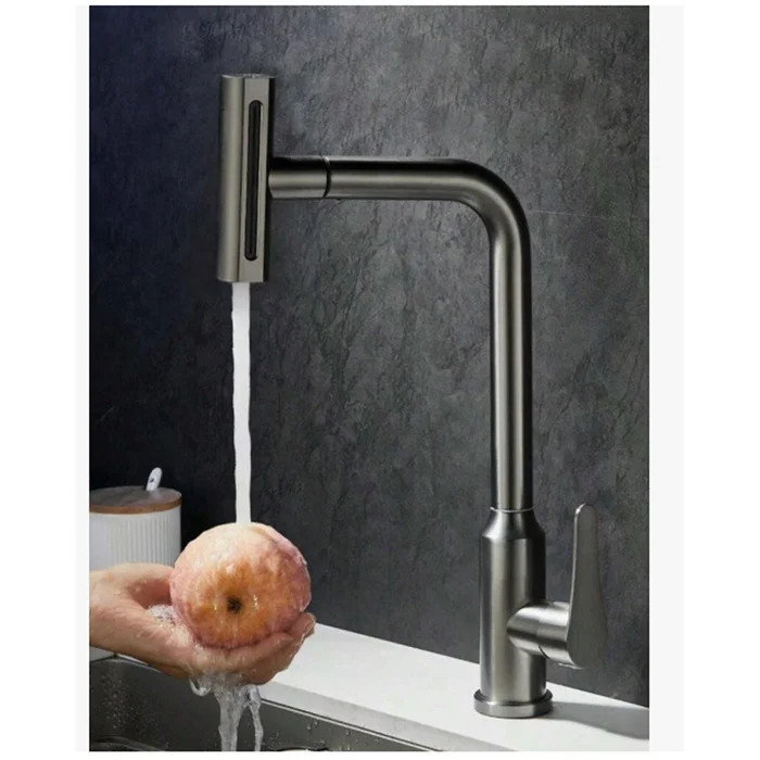 پر کردن آسان یک قابلمه بزرگ با حالت دوش شیر ظرفشویی