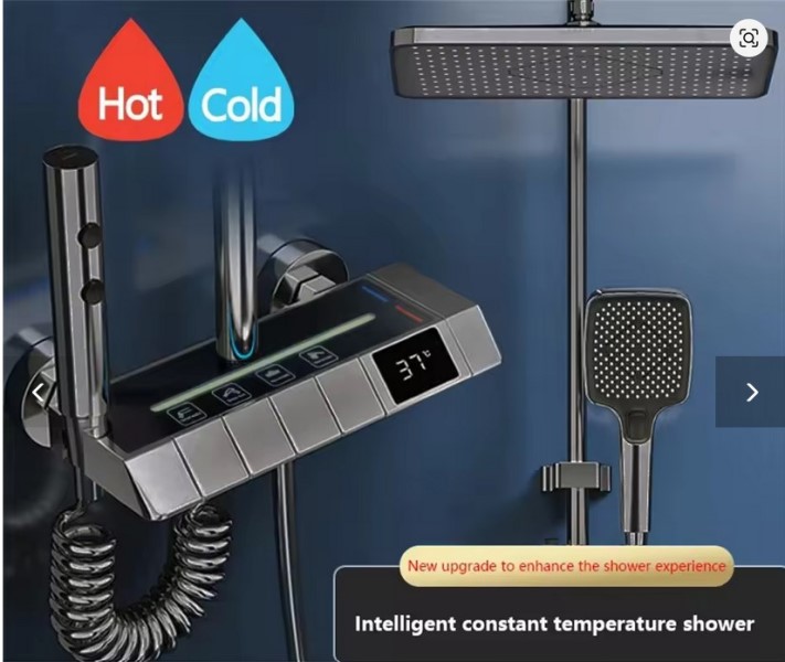 مقایسه بصری دوش هوشمند سان مارینو با دوش معمولی