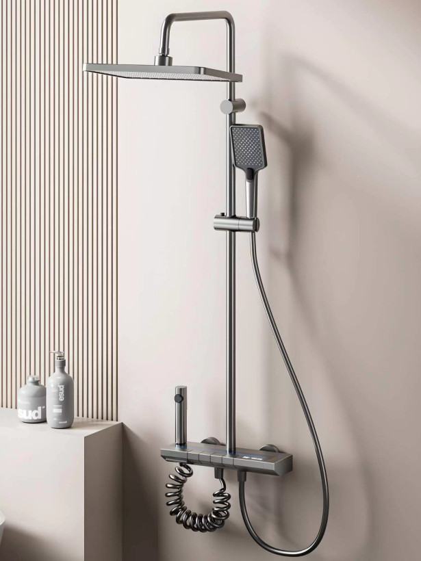 نمودار نصب آسان دوش پیانویی هوشمند سان مارینو