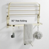 دوش حمام پیانویی مشکی مات با کلید پیانو روی پنل