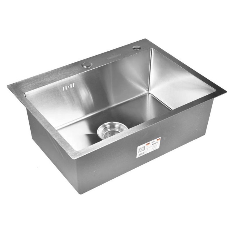 سینک تک لگن استیل ضد زنگ مدل HuaDiao 40×40