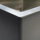 سینک تک لگن استیل ضد زنگ مدل HuaDiao 40×40