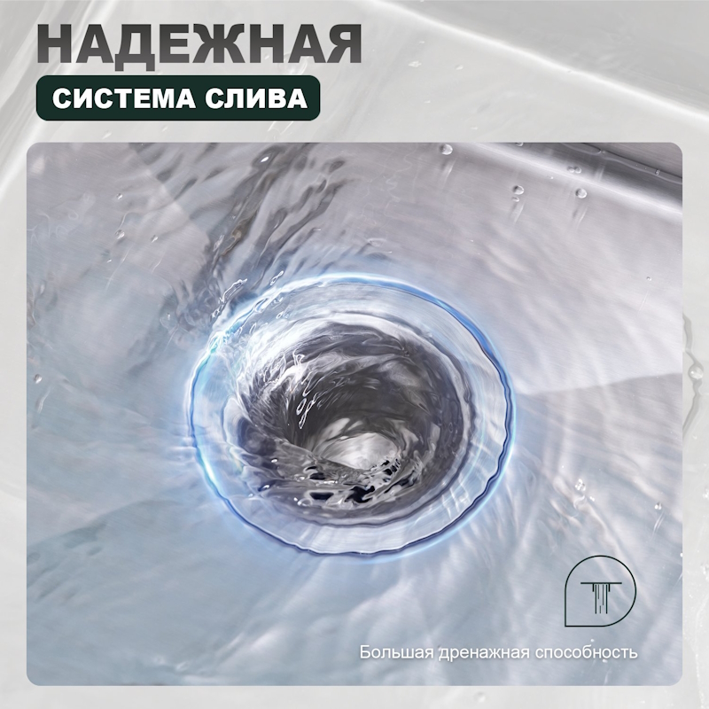 سینک تک لگن استیل ضد زنگ مدل HuaDiao 40×40